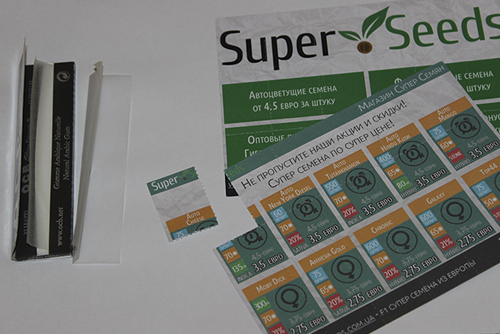Бумажные фильтры для самокруток от SuperSeeds